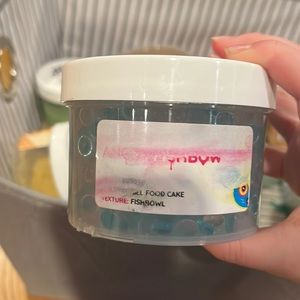 A cotton candy slime